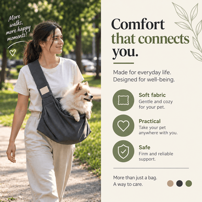 Front-Facing Pet Carrier Pouch