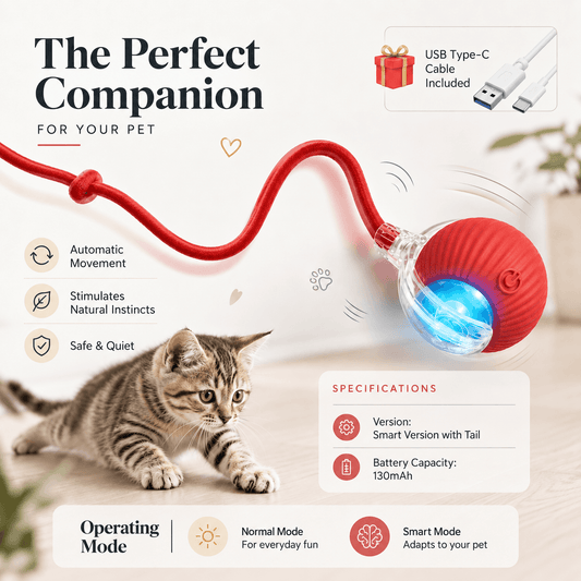 Interactive Smart Ball for Cats