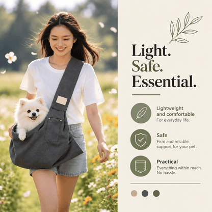 Front-Facing Pet Carrier Pouch