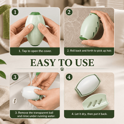 Reusable Hair and Lint Remover – Washable & Portable