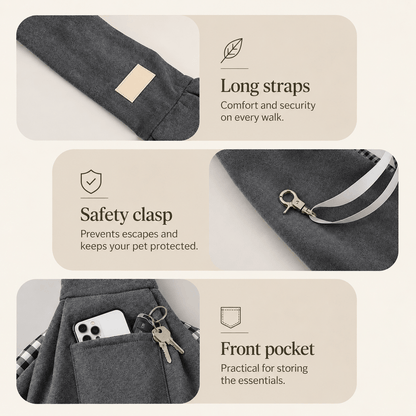 Front-Facing Pet Carrier Pouch