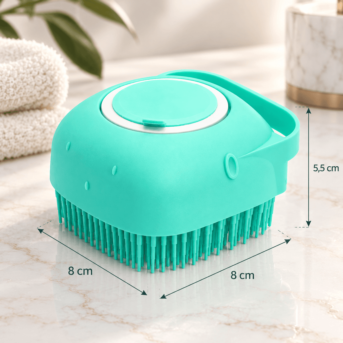 2-in-1 Brush with Shampoo Dispenser