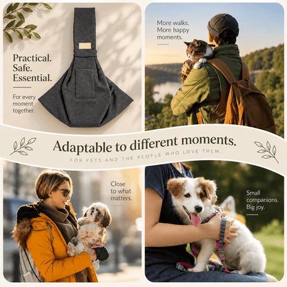 Front-Facing Pet Carrier Pouch